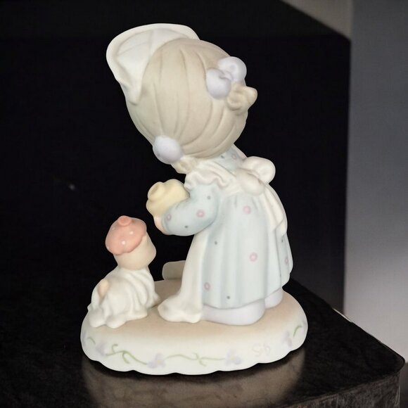 1995 enesco precious moments growing in grace, age 7 nurse w kitten 163740 - Picture 7 of 15